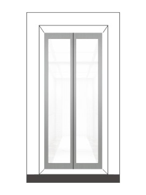 Imitatie marmeren passagierslift interieur